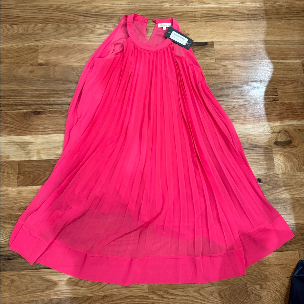 Vibrant Pink Halter Dress